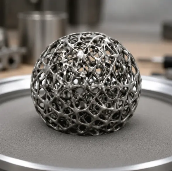 Spherical lattice structure part