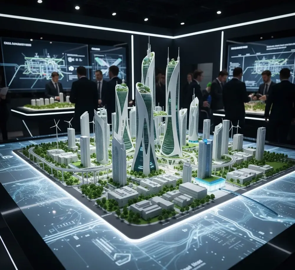 Polymer 3D printed architectural scale model