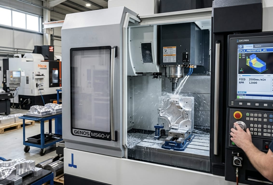 Precision CNC machining process